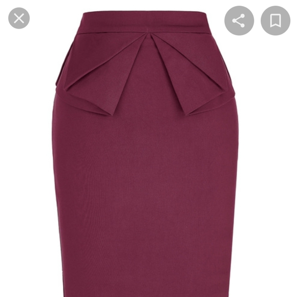 Grace Karen Black Pencil Skirt  Size M - Picture 11 of 12